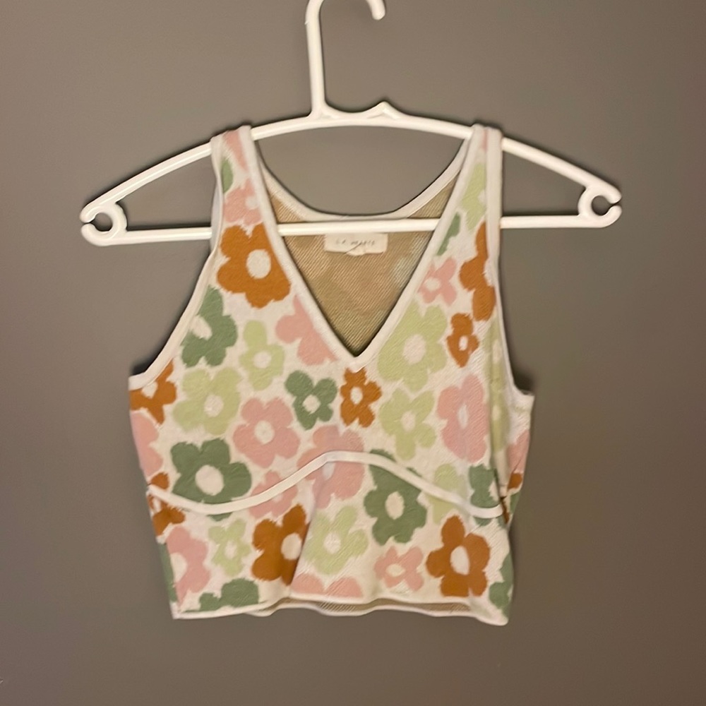 Cute flower tank from L.A. Hearts